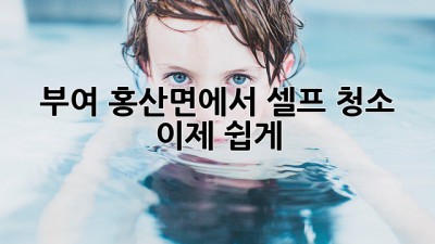 부여 홍산면에서 셀프 청소, 이제 쉽게! ✨