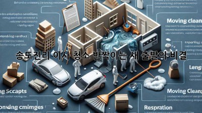 ✨ 송도진리 이사 청소, 반짝이는 새 출발의 비결 🏡